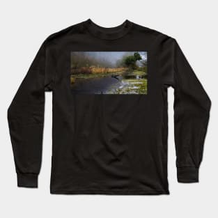 Frozen Shore on the River Wye Long Sleeve T-Shirt